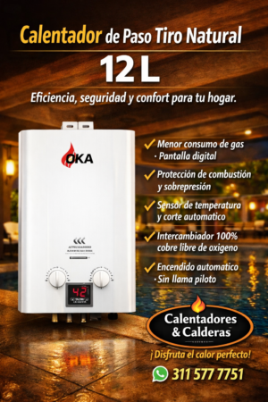 calentadores apaso agas Calentadores de Paso de Alta Eficiencia | Venta e Instalación